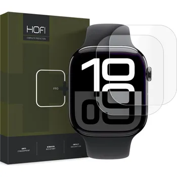 2ks v balení, set Hydrogelové fólie Anti-spy Hofi Pro+ 2-Pack Apple Watch 10 (46 mm) Clear