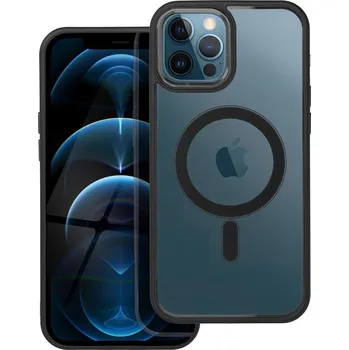 Náhradní kryt pro mobilní telefon Kryt Color Edge Mag Cover s Magsafe iPhone 12 Pro Max černý