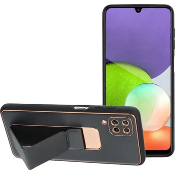 Náhradní kryt pro mobilní telefon Kryt Forcell Leather Case Kickstand Samsung Galaxy A13 5G černý