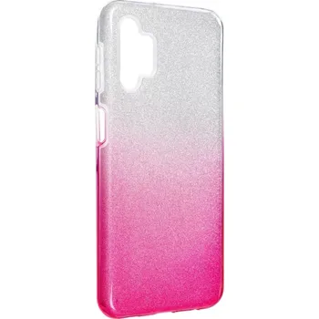 Náhradní kryt pro mobilní telefon Kryt Forcell Shining Case Samsung Galaxy A33 5G průsvitný/růžový