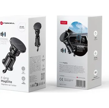 Držák do auta Forcell F-Grip Magelite Car Holder Phone to Air Vent Magnetic Black