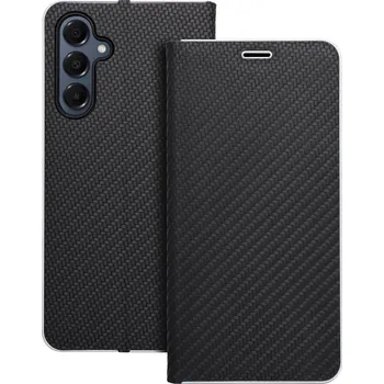Náhradní kryt pro mobilní telefon Kryt LUNA Book Carbon Samsung Galaxy A16 5G black