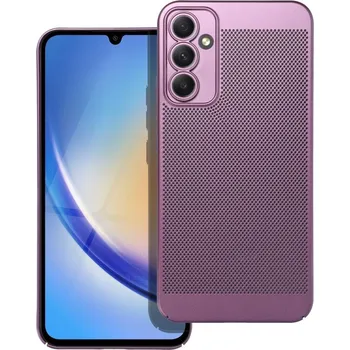 Náhradní kryt pro mobilní telefon Kryt Breezy Case Samsung Galaxy A34 5G fialový