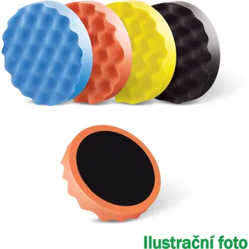 BOLL Profilovaná houbička na leštění na suchý zip 150mm měkká (černá) 0030119