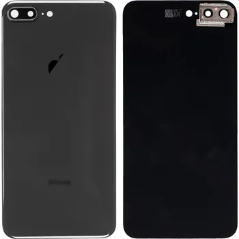 Náhradní díl pro mobilní telefon iPhone 8 Plus - Zadní skleněné pouzdro s Kamery (Space Gray)