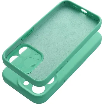 Náhradní kryt pro mobilní telefon Kryt Case Silicone 2mm iPhone 16 Pro Max Mint