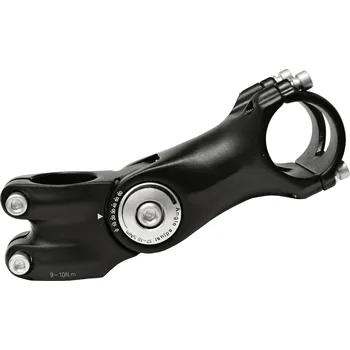 Představec na kolo Představec ZOOM 31,8 stavitelný 75mm mat.černý