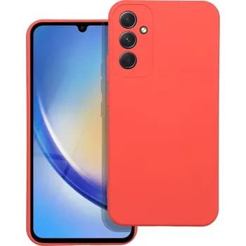 Náhradní kryt pro mobilní telefon Kryt Silicone Case Samsung Galaxy A34 5G broskvové barvy