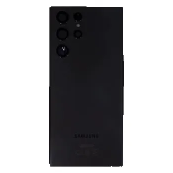 Náhradní kryt pro mobilní telefon Samsung Galaxy S22 Ultra - Zadní náhradní Kryt baterie - black (náhradní díl)