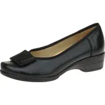 Peon GA/3017-1 dámské kožené baleríny klín černá Barva: Černá, Velikost: 39