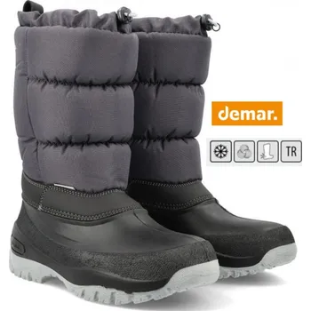 Pánská zimní obuv DEMAR zimní sněhule BRISK B 1357 BRISK-M B1418M ČERNÉ vel.25-42, černá - 30-31