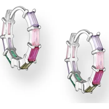 Náušnice Stříbrné náušnice Valerie VÍCEBAREVNÉ