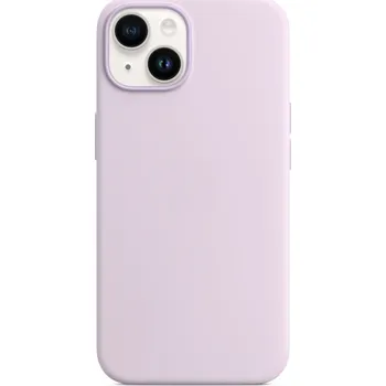 Náhradní kryt pro mobilní telefon engaroGuard iPhone 14 Plus Silikonové pouzdro s MagSafe - Lilac design (fialové)