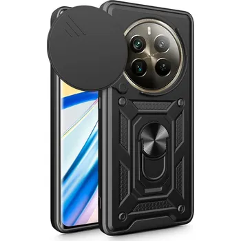 Náhradní kryt pro mobilní telefon Kryt Tech-Protect Camshield Pro Realme 12 Pro 5G / 12 Pro+ Plus 5G black