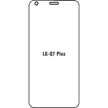 engaroGuard Hydrogel - ochranná fólie - LG Q7 Plus průsvitná nepoužívám kryt = folie na celý displej 1 kus s výřezem přední kamery