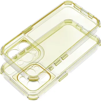 Náhradní kryt pro mobilní telefon Kryt Matrix Clear Case iPhone 15 Pro Max Yellow