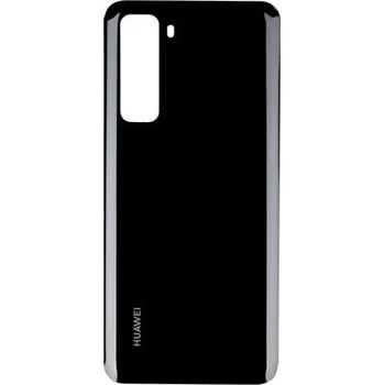 Náhradní kryt pro mobilní telefon Huawei P40 Lite 5G - Zadní kryt - černý (náhradní díl)