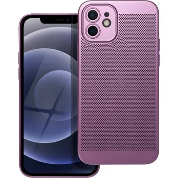 Náhradní kryt pro mobilní telefon Kryt Breezy Case iPhone 12 fialový