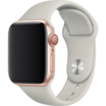 Řemínek na hodinky Řemínek pro Apple Watch (42/44/45 mm) Sport Band, Stone, velikost S/M