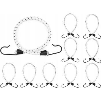 autokoberec Sada gumových lanek s háčky pro expandér do zavazadlového prostoru - 30 cm / 10 ks