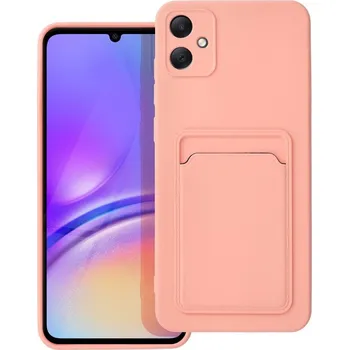 Náhradní kryt pro mobilní telefon Kryt CARD Pouzdro Samsung Galaxy A05 růžové