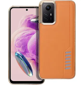 Náhradní kryt pro mobilní telefon Kryt Milano Case Xiaomi Redmi Note 12S hnědá barva