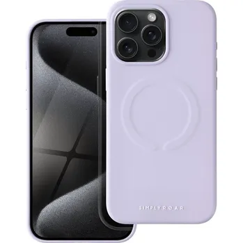 Náhradní kryt pro mobilní telefon Kryt Roar Leather Mag Case - iPhone 15 Pro Max Purple