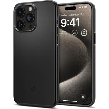 Náhradní kryt pro mobilní telefon Kryt Spigen Thin Fit iPhone 15 Pro Max black