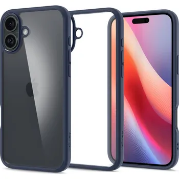 Náhradní díl pro mobilní telefon Kryt Spigen Ultra hybrid iPhone 16 navy Blue