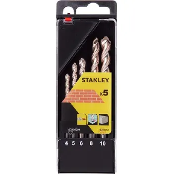 Vrták Stanley Příslušenství - 5dílná sada vrtáků do zdiva STA56099-QZ