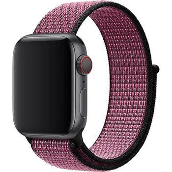 Řemínek na hodinky Nylonový řemínek pro Apple Watch (38/40/41mm) Pink Blasttrue Berry