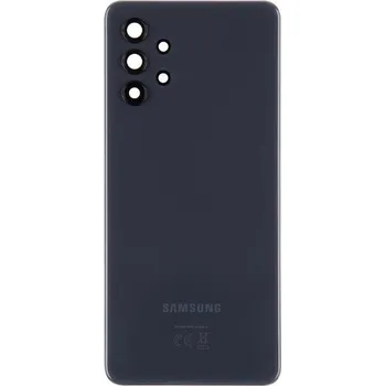 Náhradní kryt pro mobilní telefon Samsung Galaxy A32 4G - Zadní kryt baterie - černý s posuvným zadní kamery (náhradní díl)