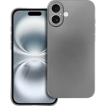 Náhradní kryt pro mobilní telefon Kryt Metallic Case iPhone 16 Plus Grey