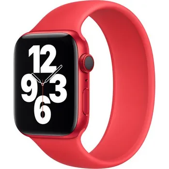 Řemínek na hodinky Řemínek pro Apple Watch (42/44/45 mm) Solo Loop, velikost S - červená (PRODUCT)RED™