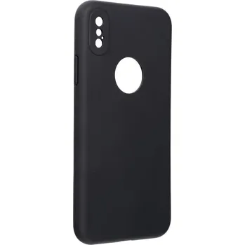 Náhradní kryt pro mobilní telefon Kryt Forcell Soft Case iPhone XS černý