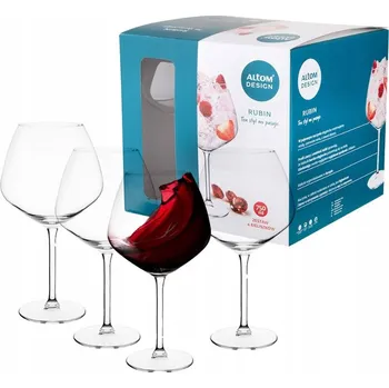 Sklenice Skleničky na červené víno XXL Altom Design Rubín 750ml 4 kusy