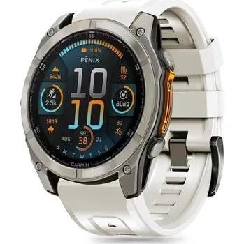 Řemínek na hodinky Řemínek Tech-Protect Silicone Garmin Fenix 5S / 5S Plus / 6S / 6S / 6S Pro / 7S / 8 (43 mm) Titanium
