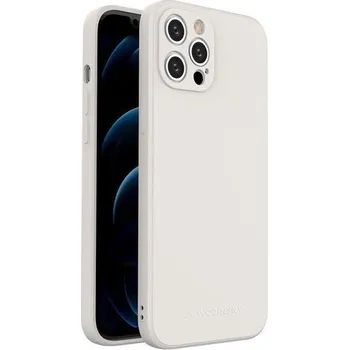 Náhradní kryt pro mobilní telefon iPhone 12 Pro Max Silicone Case - bílé