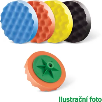 BOLL Profilovaná houbička na leštění na závit - měkká (černá) 150 mm M 14 0030113