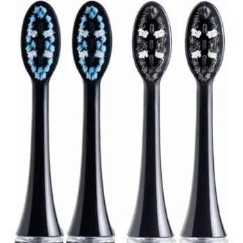 Masážní přístroj Vitammy hrot na sonický kartáček Pearl+ Noire, 4 ks.