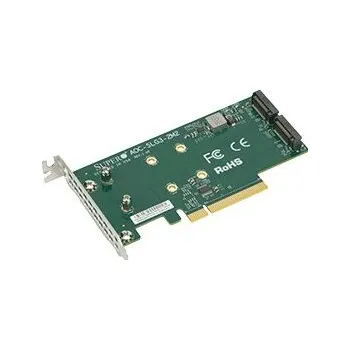 Serverovna Supermicro AOC-SLG3-2M2 - HBA pro 2×NVMe M.2 do PCI-E8 g3
