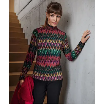 Dámské triko HAJO 19874 579 D Shirt Fashionprint Velikost: 44