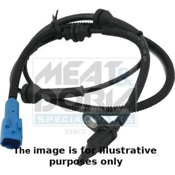 Brzdový systém Snímač, počet otáček kol MEAT & DORIA 90151E