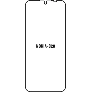 engaroGuard Hydrogel - ochranná fólie - Nokia C20 průsvitná nepoužívám kryt = folie na celý displej 1 kus s výřezem přední kamery