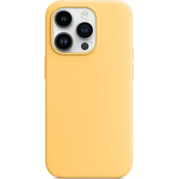 Náhradní kryt pro mobilní telefon engaroGuard iPhone 14 Pro Silicone Case with MagSafe - Sunglow design (žlutý)