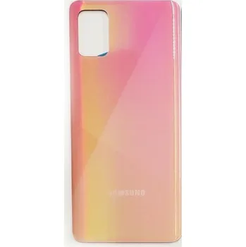 Náhradní kryt pro mobilní telefon Samsung Galaxy A51 - Zadní kryt - oranžový (náhradní díl)