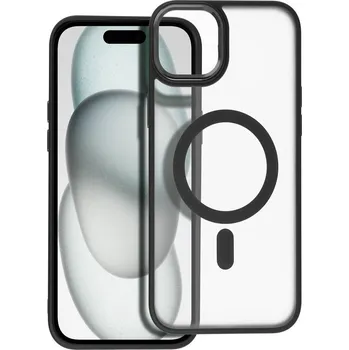 Náhradní kryt pro mobilní telefon Kryt Matte Mag Cover Case s Magsafe iPhone 15 Plus black