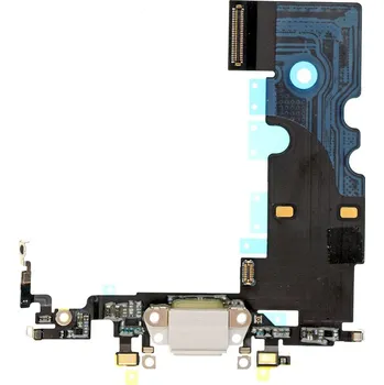 iPhone 8 - Dokovací nabíjecí flex s mikrofonem (světle gray)