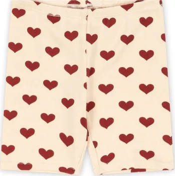 Bavlněné šortky se srdíčky "Amour Rouge" Konges Sløjd VELIKOST: 98/3 roky