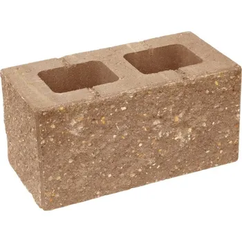 Tvárnice plotová CS BETON Blok 20 koncová třístranně štípaná javor – 400×200×200 mm